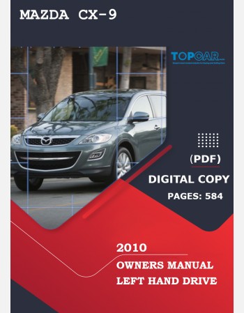 MAZDA CX-9 OWNERS MANUAL